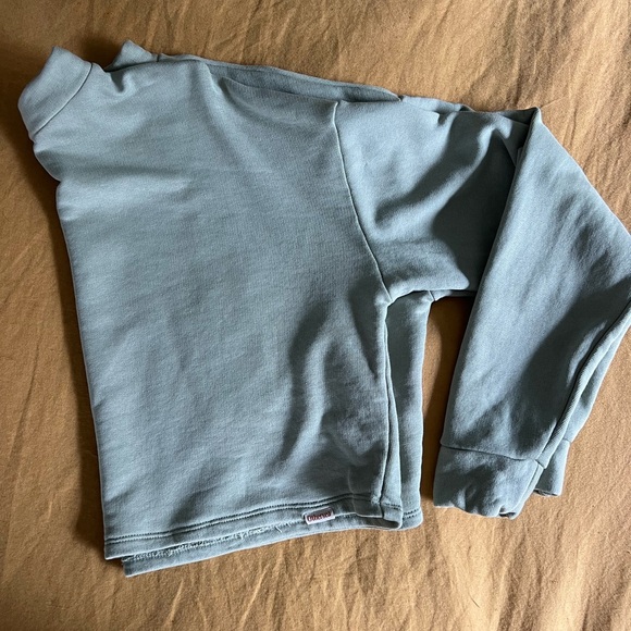 Organic Cotton French Terry Crop Sweater - Picture 4 of 9